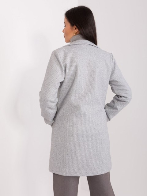 Płaszcz TW-PL-BI-27992-2.53 szary M Płaszcz TW-PL-BI-27992-2.53 szary M