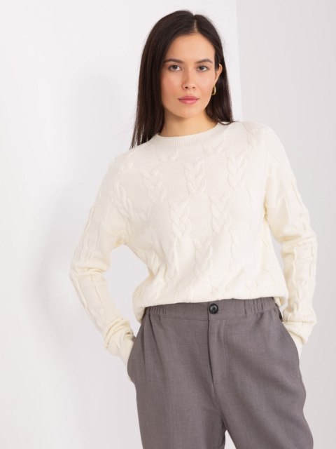 Sweter AT-SW-2340.22 ecru Sweter AT-SW-2340.22 ecru