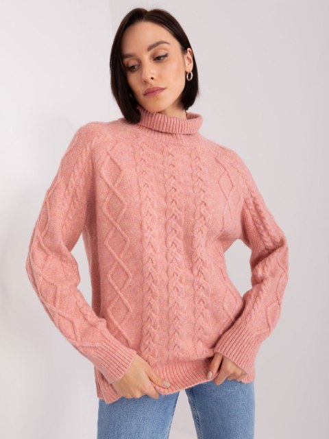 Sweter AT-SW-2355-2.19P ciemny różowy Sweter AT-SW-2355-2.19P ciemny różowy