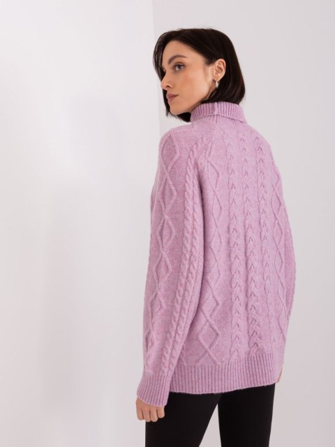 Sweter AT-SW-2355-2.19P fioletowy Sweter AT-SW-2355-2.19P fioletowy