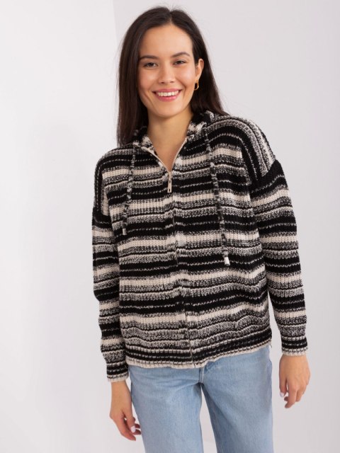 Sweter BA-SW-8000.72P czarno-beżowy Sweter BA-SW-8000.72P czarno-beżowy