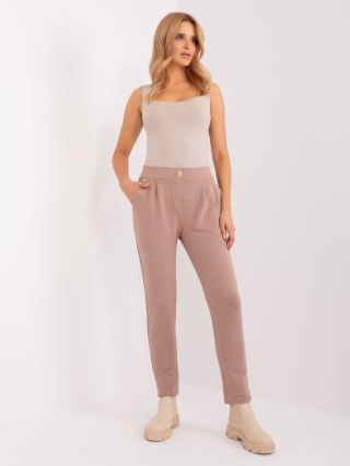 Spodnie dresowe RV-DR-9273.33P ciemny bezowy L/XL