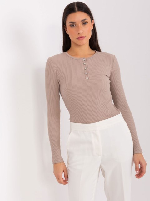 Bluzka RV-BZ-9211.26X ciemny bezowy L/XL