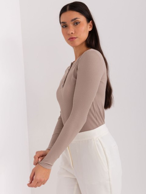Bluzka RV-BZ-9211.26X ciemny bezowy L/XL
