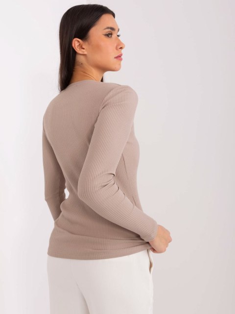 Bluzka RV-BZ-9211.26X ciemny bezowy S/M