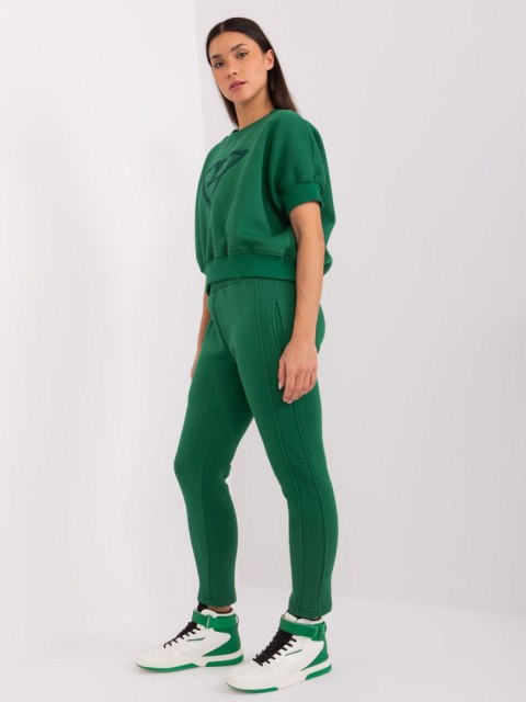 Komplet sportowy zielony, dwuczęściowy bluza i spodnie Komplet sportowy zielony, dwuczęściowy bluza i spodnie