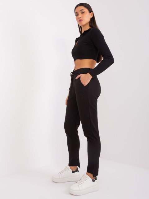 Spodnie dresowe RV-DR-9249.34P czarny L/XL