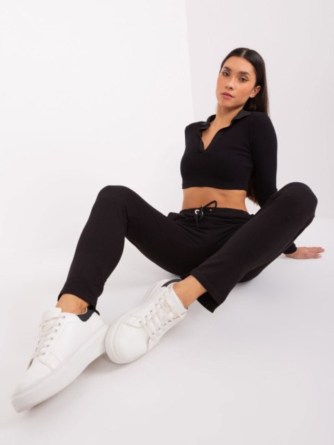 Spodnie dresowe RV-DR-9249.34P czarny L/XL