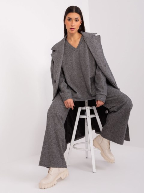 Komplet LK-KMPL-509464.95 ciemny szary L/XL