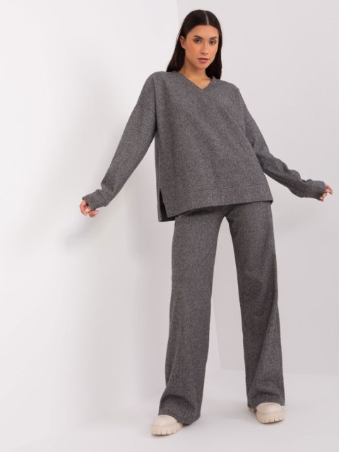 Komplet LK-KMPL-509464.95 ciemny szary S/M