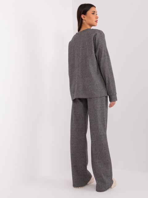 Komplet LK-KMPL-509464.95 ciemny szary S/M