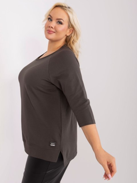 Bluzka RV-BZ-9085.04P ciemny khaki Bluzka RV-BZ-9085.04P ciemny khaki