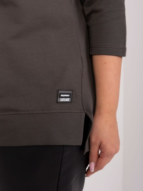 Bluzka RV-BZ-9085.04P ciemny khaki Bluzka RV-BZ-9085.04P ciemny khaki
