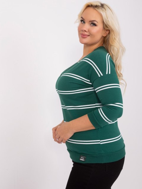 Bluzka RV-BZ-9183.87 ciemny zielony Bluzka RV-BZ-9183.87 ciemny zielony