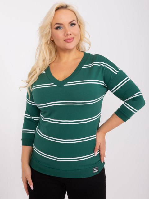 Bluzka RV-BZ-9183.87 ciemny zielony Bluzka RV-BZ-9183.87 ciemny zielony