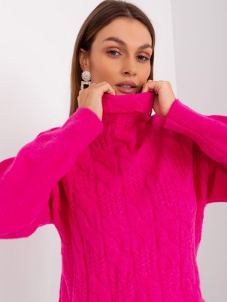 Sweter AT-SW-23401.97P fuksjowy