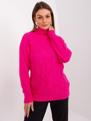 Sweter AT-SW-23401.97P fuksjowy