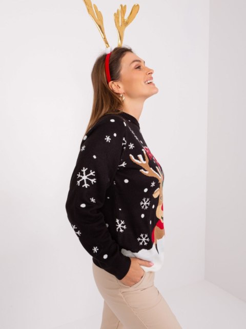 Sweter D90057R90844B czarny M Sweter D90057R90844B czarny M