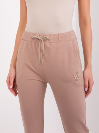 Spodnie dresowe RV-DR-9290.38P ciemny bezowy L/XL