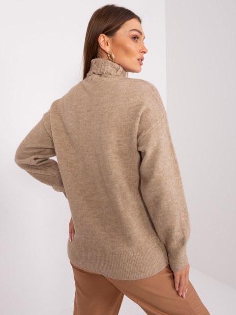 Sweter AT-SW-23401.97P ciemny bezowy Sweter AT-SW-23401.97P ciemny bezowy