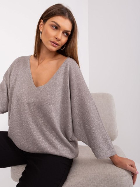 Sweter GL-SW-DY9517.29 ciemny bezowy Sweter GL-SW-DY9517.29 ciemny bezowy