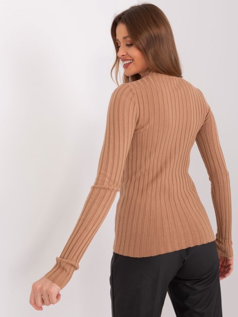 Sweter PM-SW-9747.09 camelowy M/L Sweter PM-SW-9747.09 camelowy M/L
