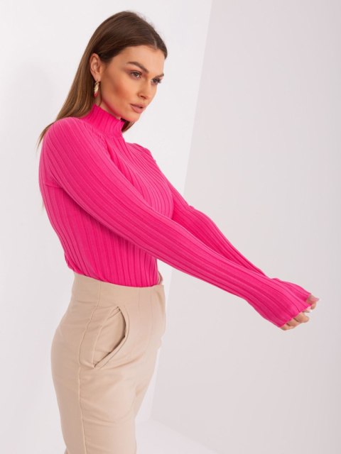 Sweter PM-SW-9747.09 ciemny różowy M/L Sweter PM-SW-9747.09 ciemny różowy M/L