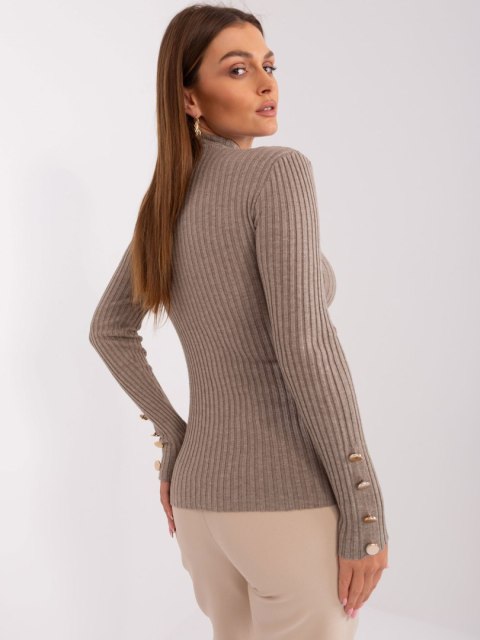 Sweter PM-SW-PM-3217.08 ciemny bezowy S/M Sweter PM-SW-PM-3217.08 ciemny bezowy S/M