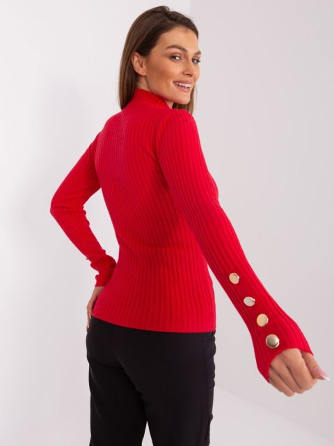 Sweter PM-SW-PM-3217.08 czerwony S/M Sweter PM-SW-PM-3217.08 czerwony S/M