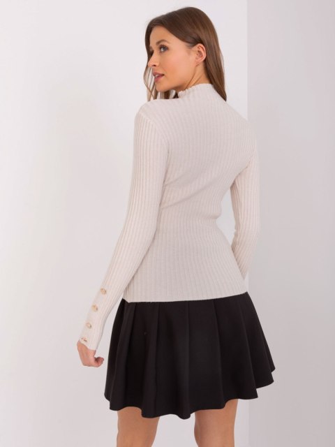 Sweter PM-SW-PM-3217.08 jasny beżowy M/L Sweter PM-SW-PM-3217.08 jasny beżowy M/L