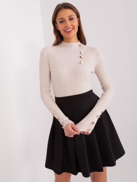 Sweter PM-SW-PM-3217.08 jasny beżowy M/L Sweter PM-SW-PM-3217.08 jasny beżowy M/L