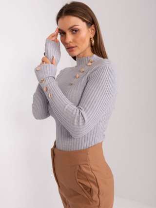 Sweter PM-SW-PM-3217.08 szary S/M