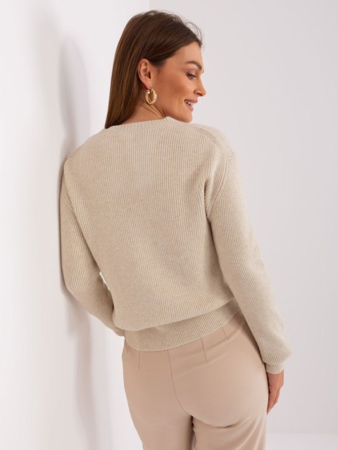 Sweter PM-SW-PM895.40P jasny beżowy M/L Sweter PM-SW-PM895.40P jasny beżowy M/L