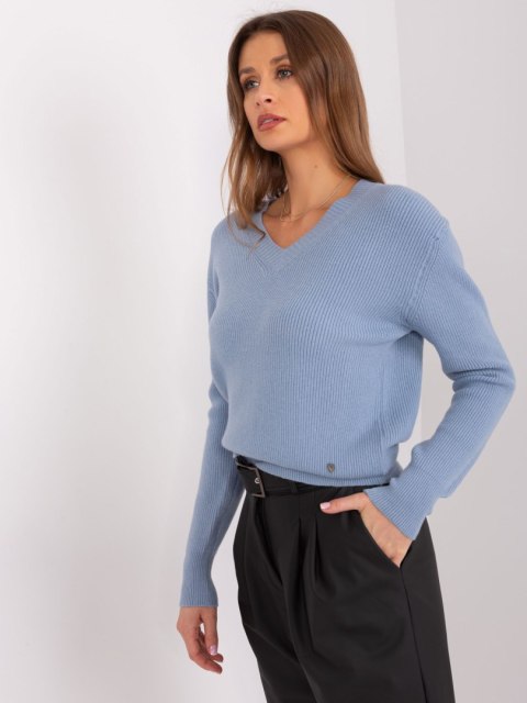 Sweter PM-SW-PM895.40P szaro-niebieski M/L Sweter PM-SW-PM895.40P szaro-niebieski M/L