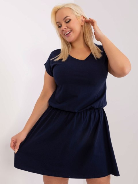 Sukienka EM-SK-HS-21-105.12 granatowy L Sukienka EM-SK-HS-21-105.12 granatowy L
