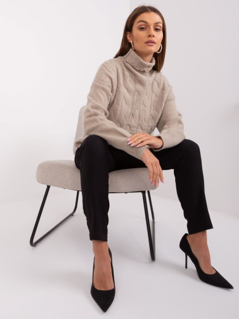 Sweter AT-SW-23401.97P ciemny bezowy Sweter AT-SW-23401.97P ciemny bezowy