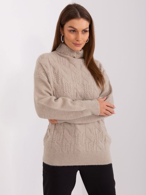 Sweter AT-SW-23401.97P ciemny bezowy Sweter AT-SW-23401.97P ciemny bezowy