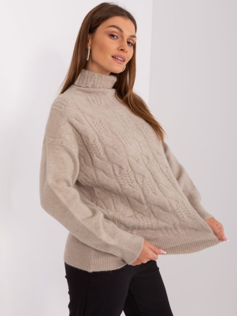 Sweter AT-SW-23401.97P ciemny bezowy Sweter AT-SW-23401.97P ciemny bezowy