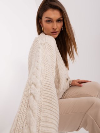 Sweter LC-SW-0588.30X jasny beżowy