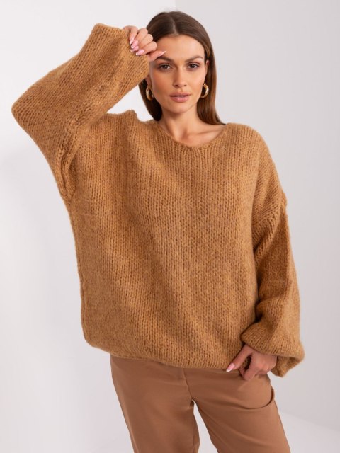 Sweter LC-SW-3020.10P camelowy Sweter LC-SW-3020.10P camelowy