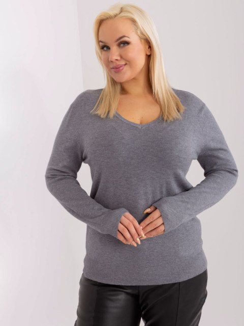 Sweter PM-SW-PM-3007+1.18 ciemny szary XL/XXL Sweter PM-SW-PM-3007+1.18 ciemny szary XL/XXL