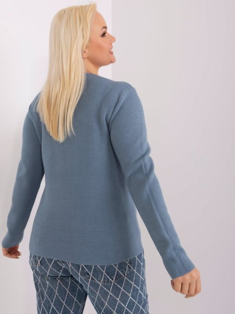 Sweter PM-SW-PM-3706.10X szaro-niebieski L/XL Sweter PM-SW-PM-3706.10X szaro-niebieski L/XL
