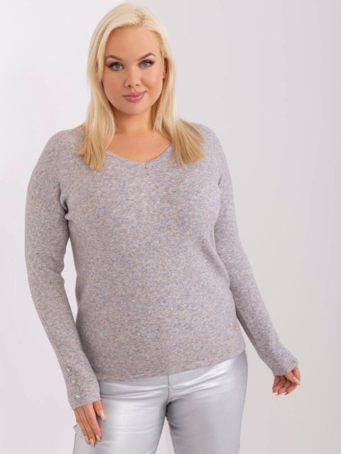 Sweter PM-SW-PM1020.12P szary XL/XXL Sweter PM-SW-PM1020.12P szary XL/XXL
