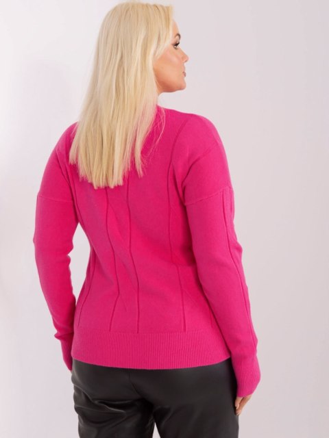 Sweter PM-SW-PM688.64 ciemny różowy XL/XXL Sweter PM-SW-PM688.64 ciemny różowy XL/XXL