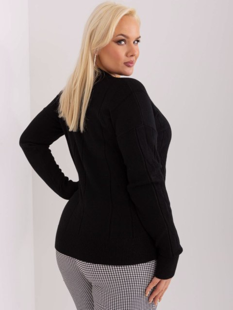 Sweter PM-SW-PM688.64 czarny XXL/XXXL Sweter PM-SW-PM688.64 czarny XXL/XXXL