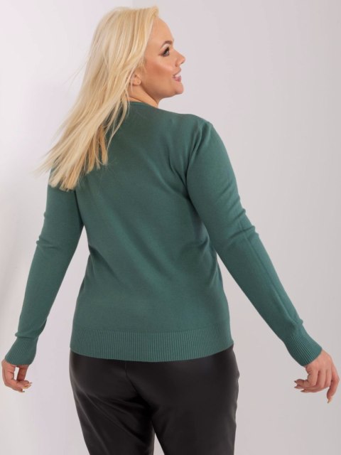 Sweter PM-SW-PM-3007+1.18 ciemny zielony XL/XXL Sweter PM-SW-PM-3007+1.18 ciemny zielony XL/XXL