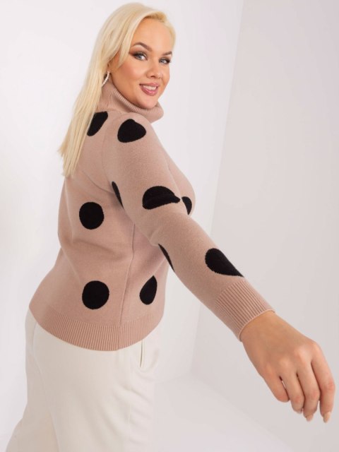 Sweter PM-SW-PM1023.24X ciemny bezowy XL/XXL Sweter PM-SW-PM1023.24X ciemny bezowy XL/XXL
