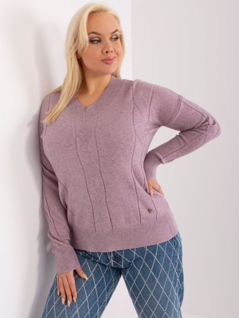 Sweter PM-SW-PM688.64 fioletowy XL/XXL Sweter PM-SW-PM688.64 fioletowy XL/XXL