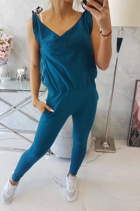Spodnie/Kombinezon z napisem selfie morski Spodnie/Kombinezon z napisem selfie morski