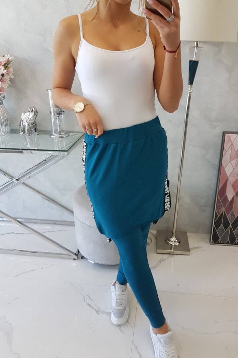 Spodnie/Kombinezon z napisem selfie morski Spodnie/Kombinezon z napisem selfie morski